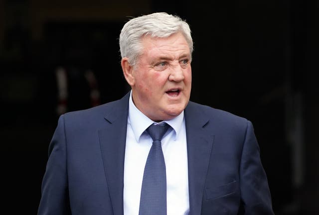 Steve Bruce is in talks with West Brom (Owen Humphreys/PA)