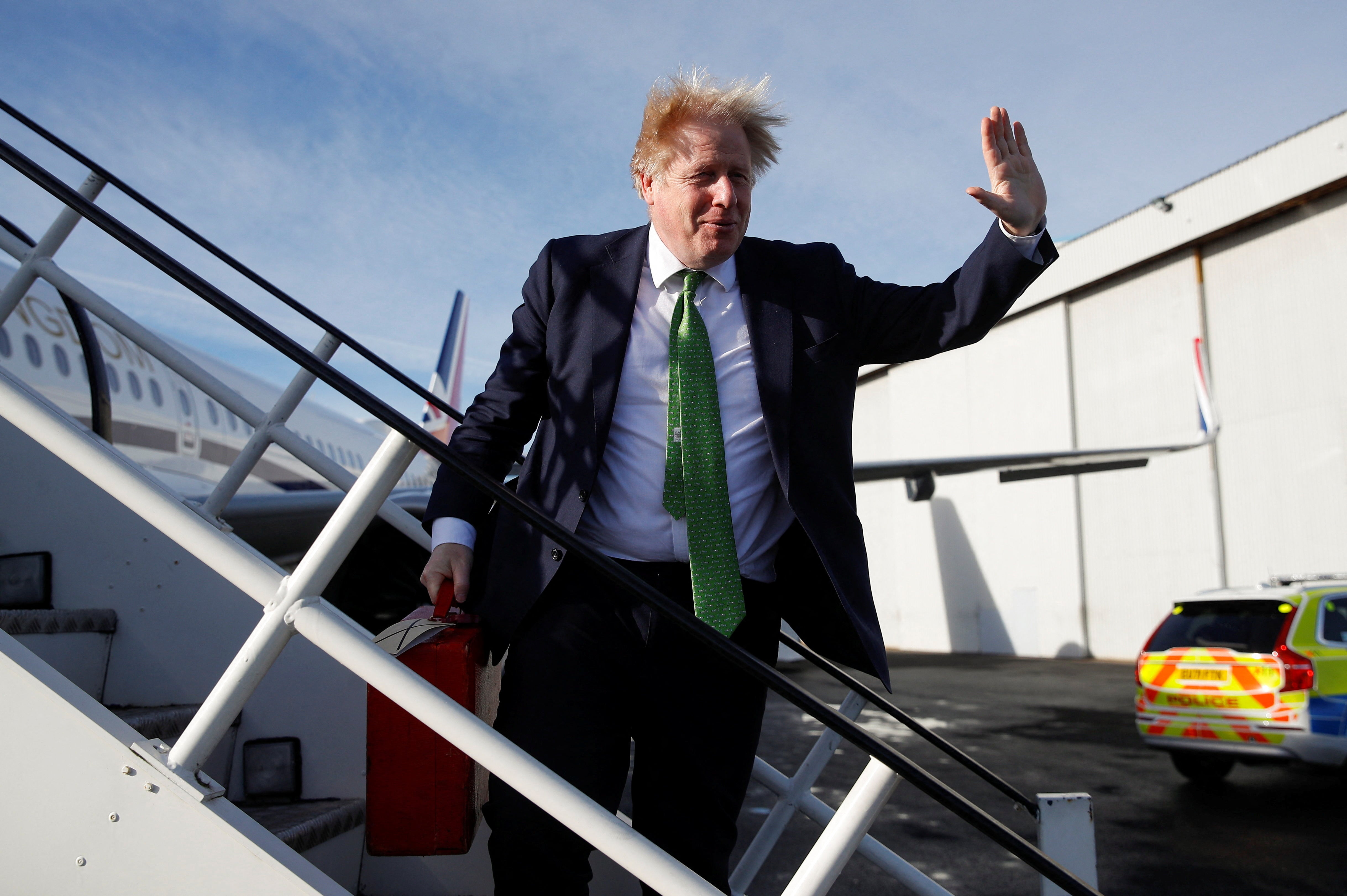 Boris Johnson sets off for Ukraine to offer military help