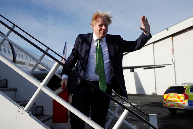 <p>Boris Johnson sets off for Ukraine to offer military help</p>
