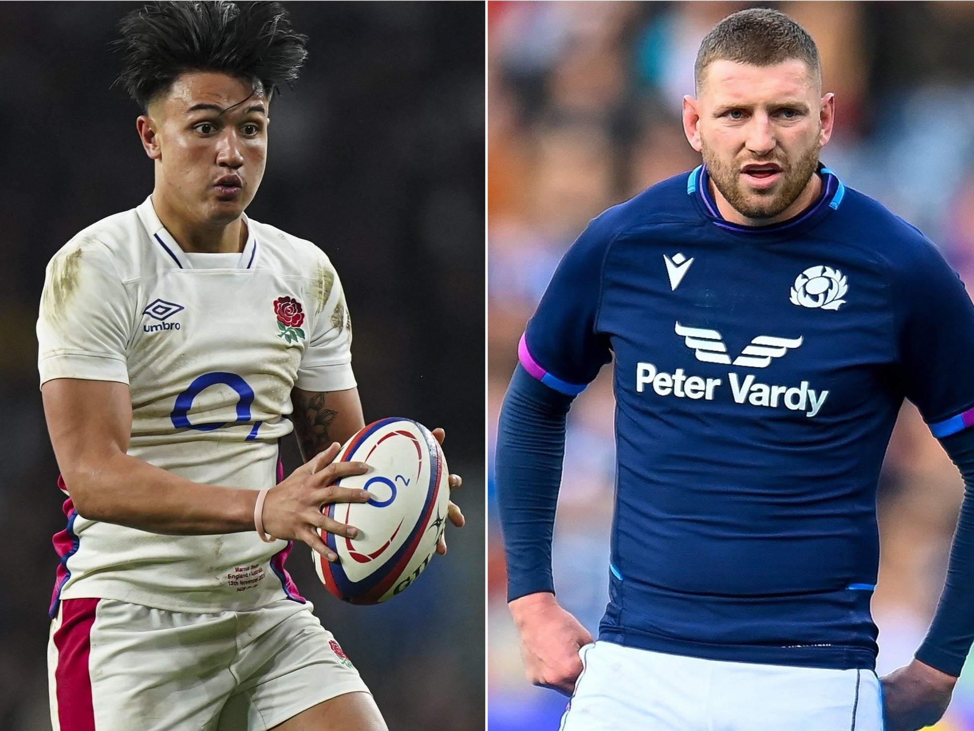 Fly-halves Marcus Smith and Finn Russell go head to head in Scotland’s Six Nations opener against England at Murrayfield