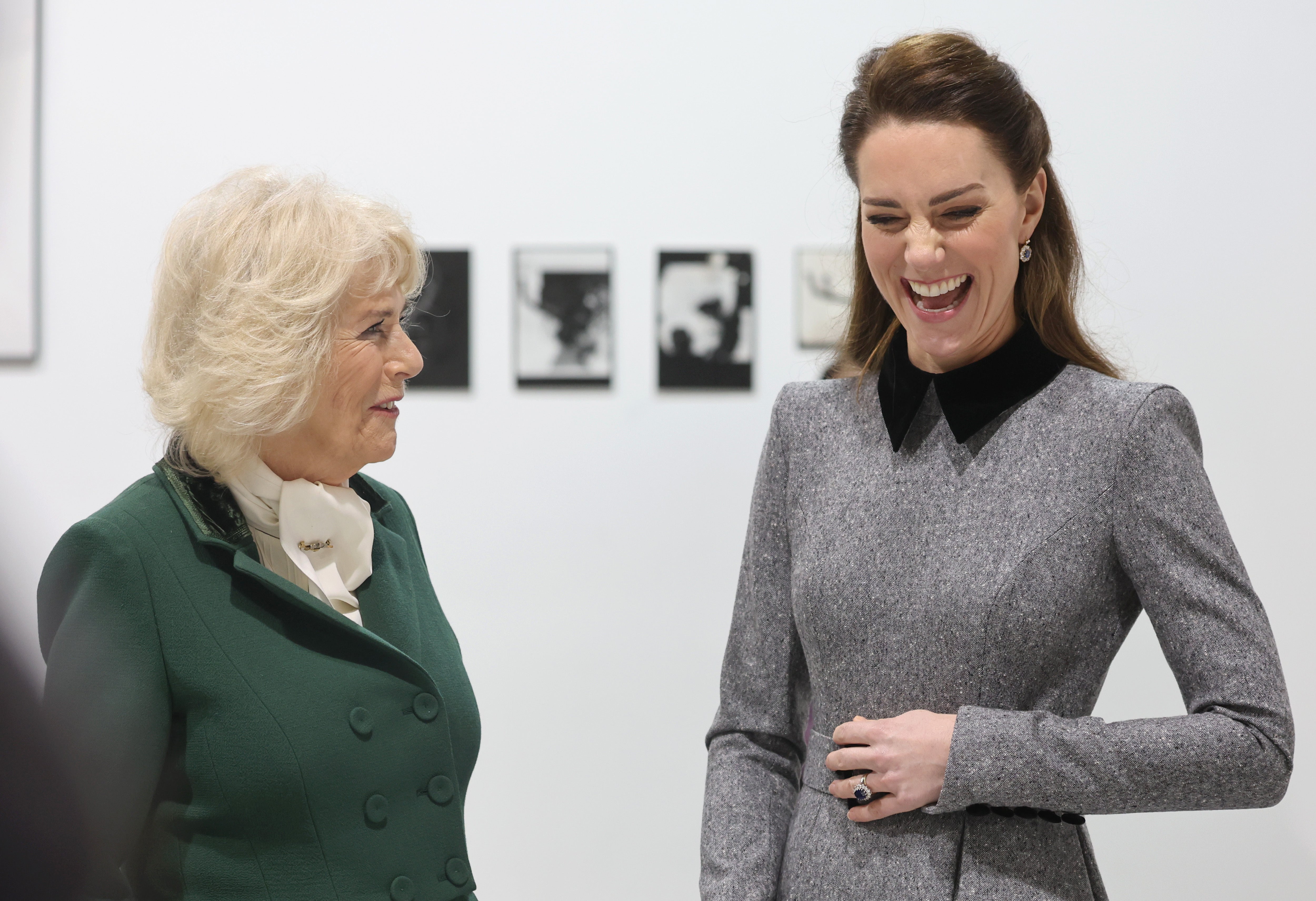 Camilla and Kate chat during the engagement (Chris Jackson/PA)