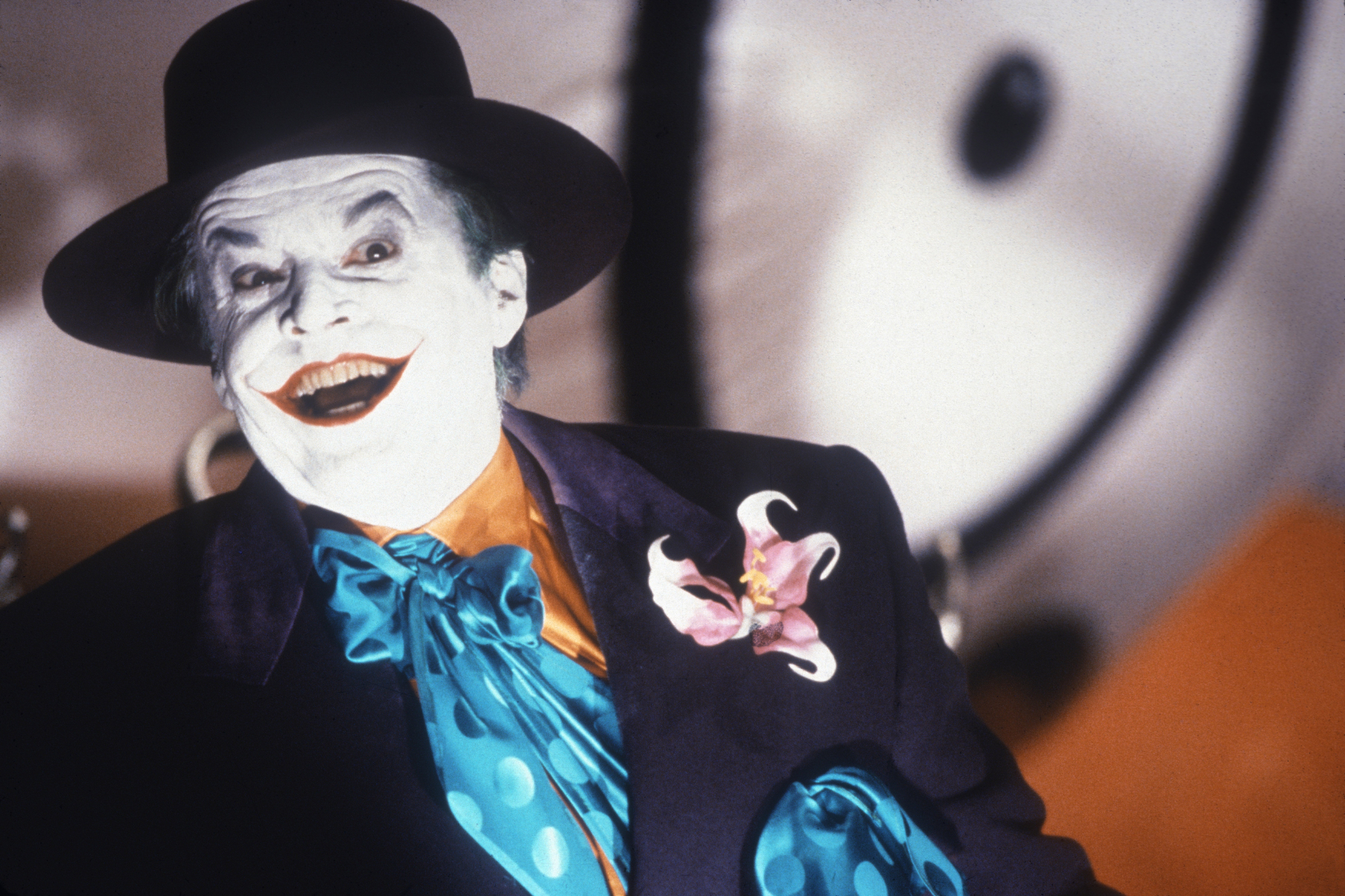 All smiles: Jack Nicholson’s take on the Joker in 1989