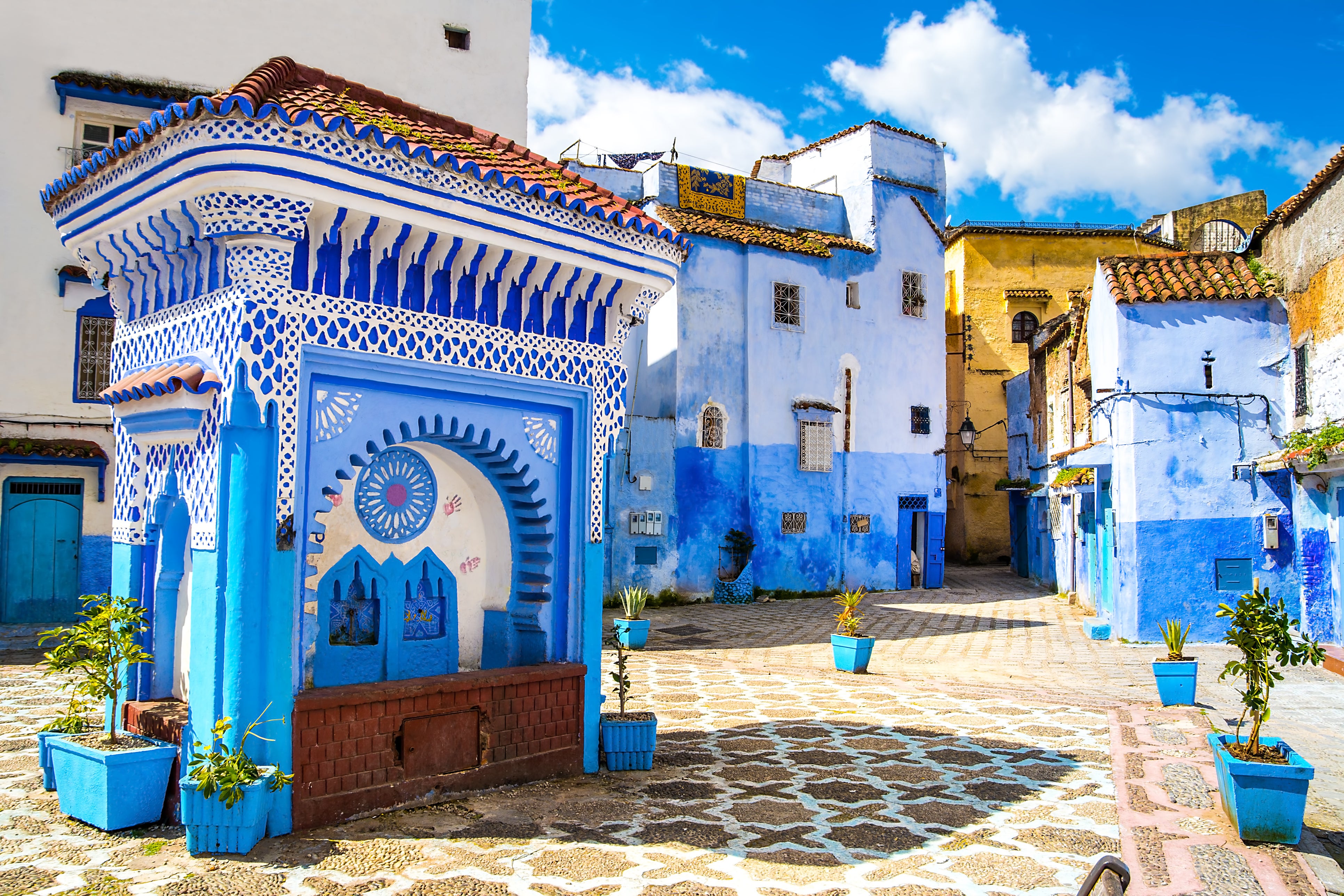 The blue city of Chefchaouen, Morocco