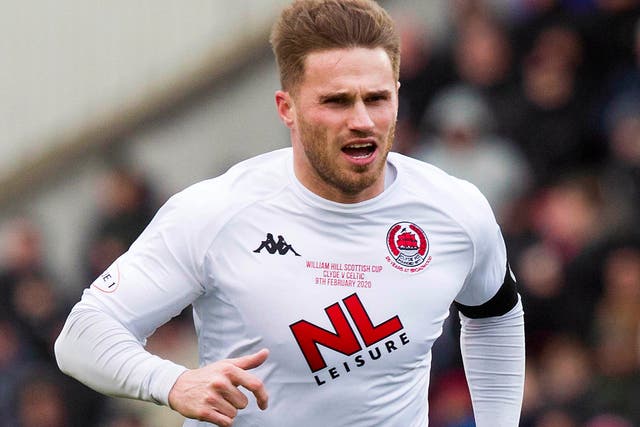 Raith Rovers’ decision to drop David Goodwillie has been welcomed, but protesters against the club’s initial decision say more needs to be done (Jeff Homes/PA)
