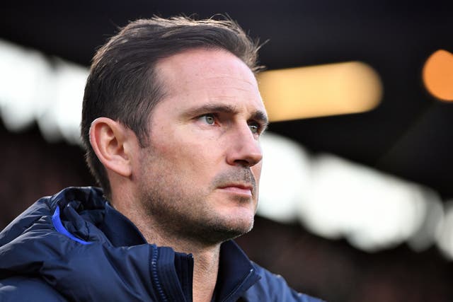 Frank Lampard recognises he has a tough job on his hands at Everton (Anthony Devlin/PA)