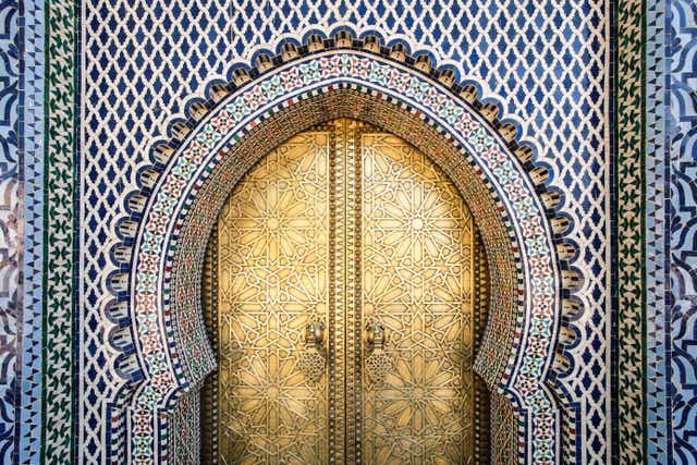 <p>Opening soon: a doorway in Fès, Morocco</p>