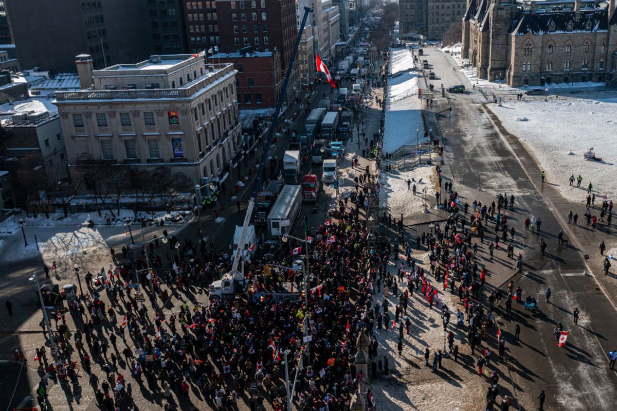 Trudeau says he will not send military to Ottawa trucker protests now