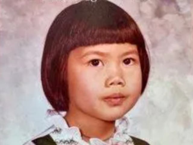 <p>Anne Sang Thi Pham poses for a school photograph. The 5-year-old was murdered in 1982, but police in California are re-opening her case after finding a lead. </p>