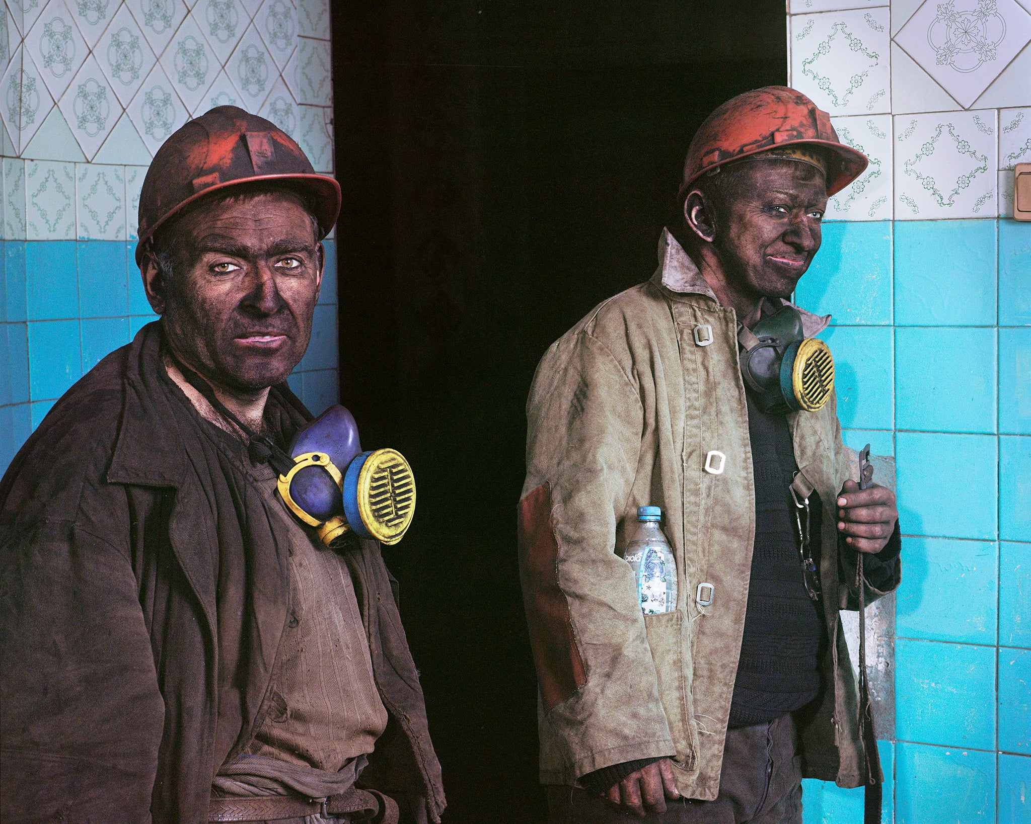 Miners at Hirs’ke Mine, Luhansk, Eastern Ukraine. 27 February 2021