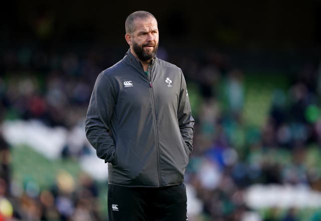 Andy Farrell’s Ireland have won eight games in a row (Brian Lawless/PA)