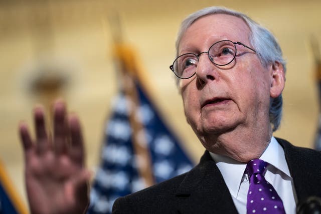 <p>Mitch McConnell, the Senate minority leader </p>