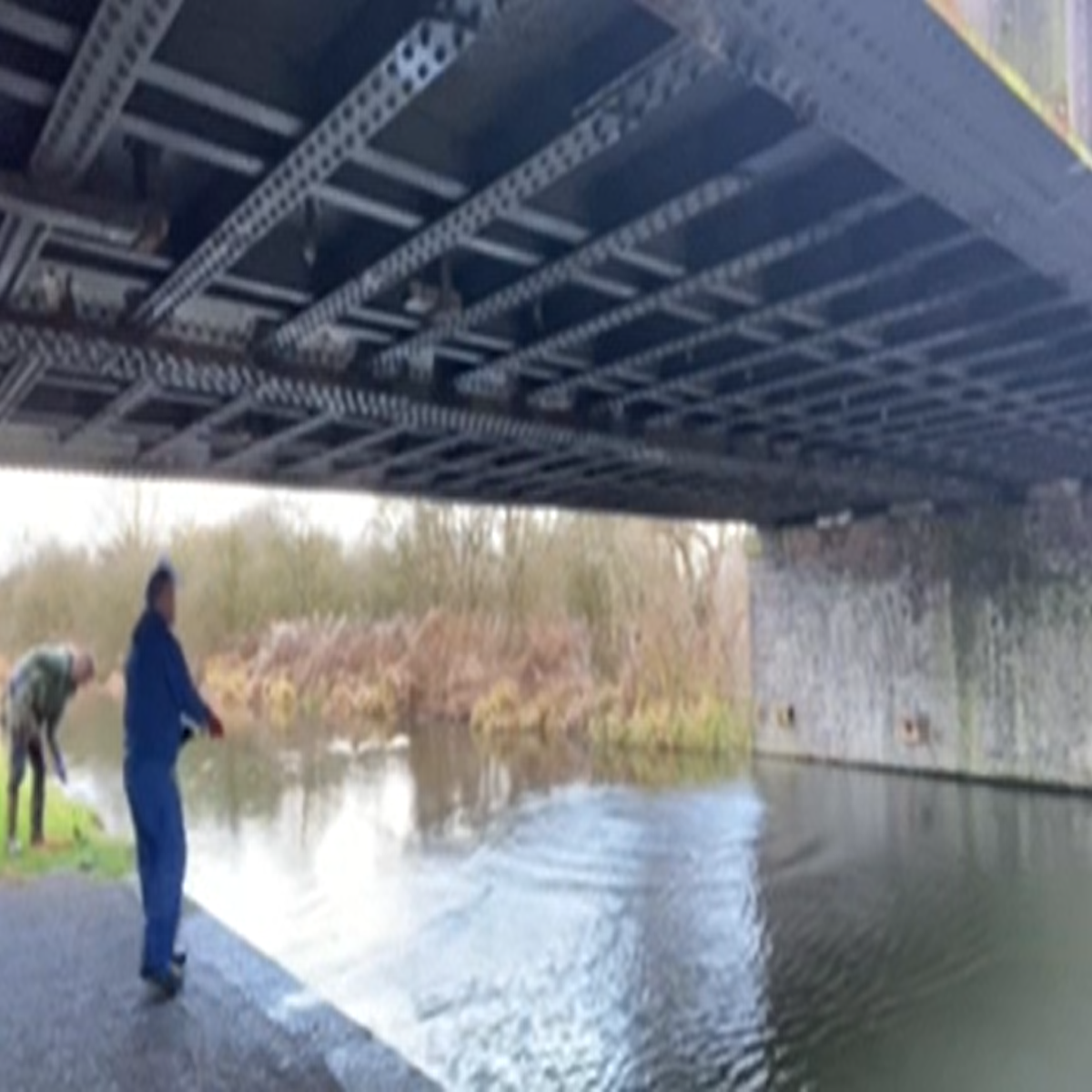 Magnet Fishing Under a Train Bridge 