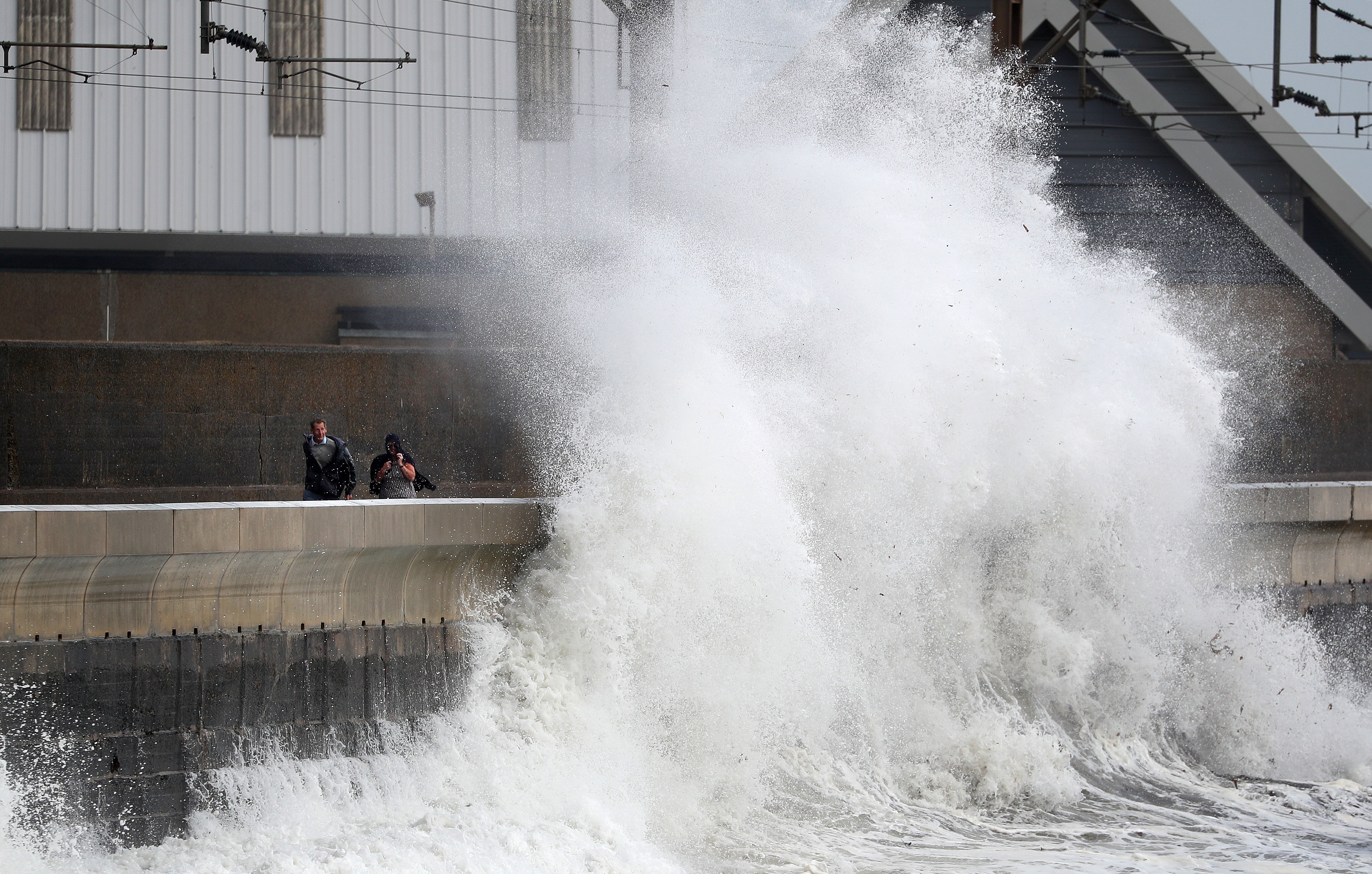 High winds caused disruption (Andrew Milligan/PA)