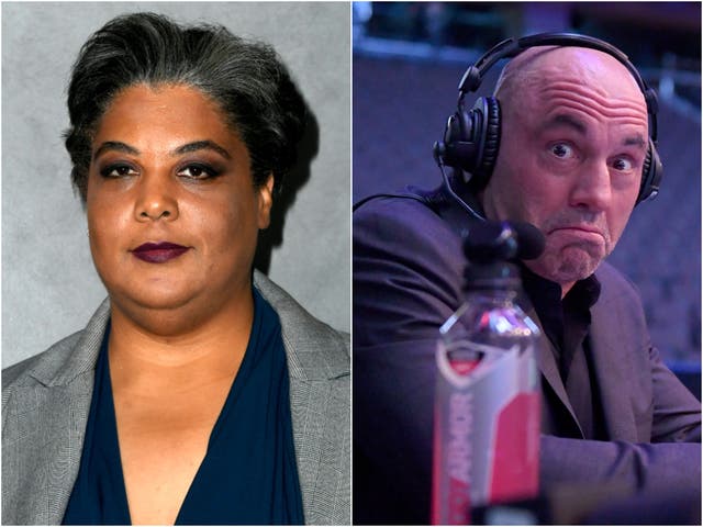 <p>Roxane Gay defends decision to remove her podcast from Spotify amid Joe Rogan row</p>