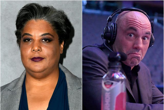 <p>Roxane Gay defends decision to remove her podcast from Spotify amid Joe Rogan row</p>
