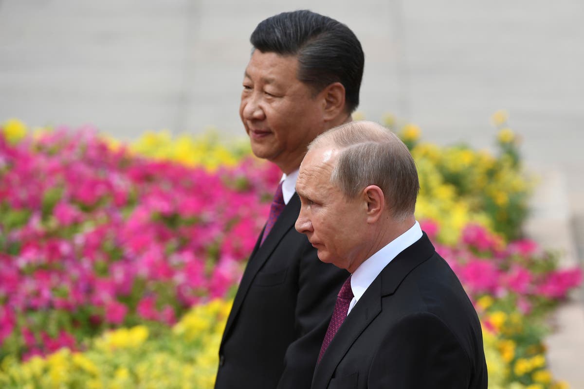 Putin and Xi call for halt to Nato expansion amid Ukraine tensions