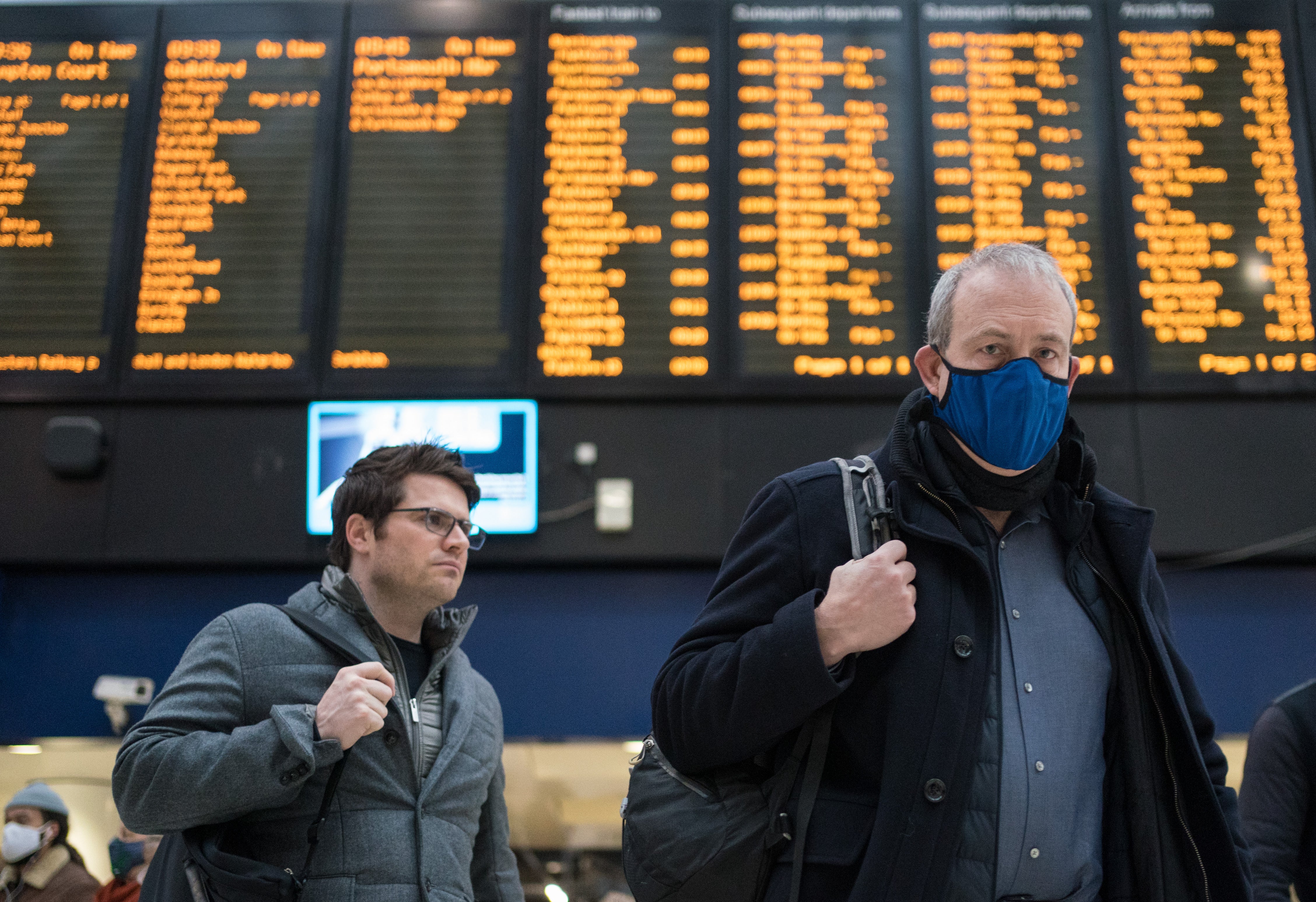 Train passengers frustrated by emergency timetables will see ‘big improvements’ starting in the next fortnight, Transport Secretary Grant Shapps has pledged (Dominic Lipinski/PA)