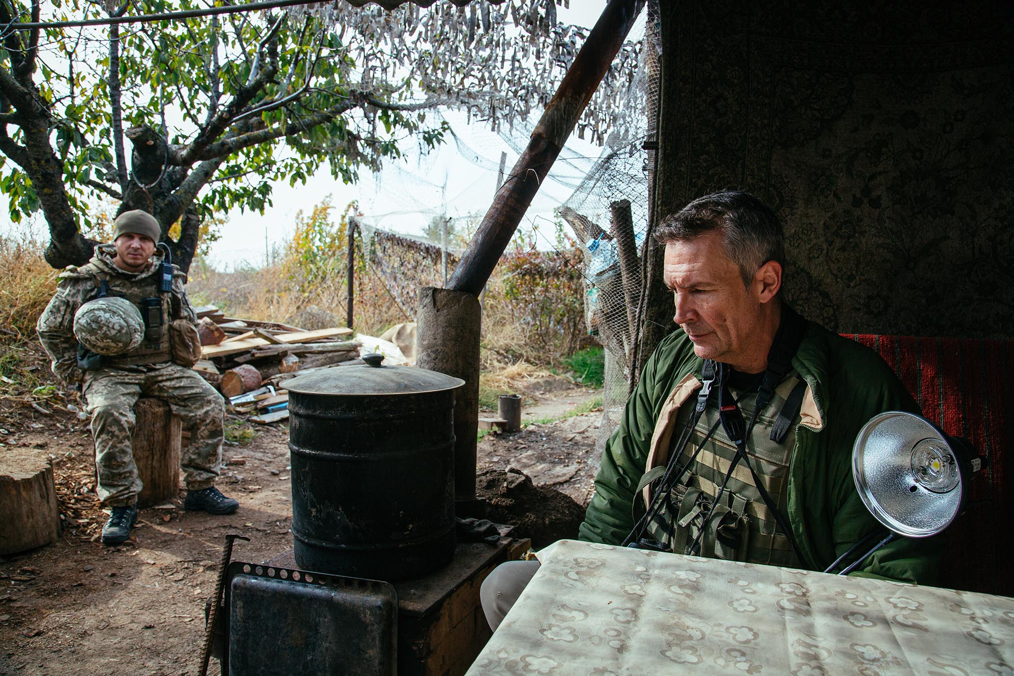 Neville in Mariupol, frontline Ukraine, November 2021