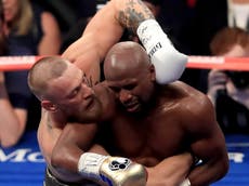 Conor McGregor reacts to Floyd Mayweather fight claim
