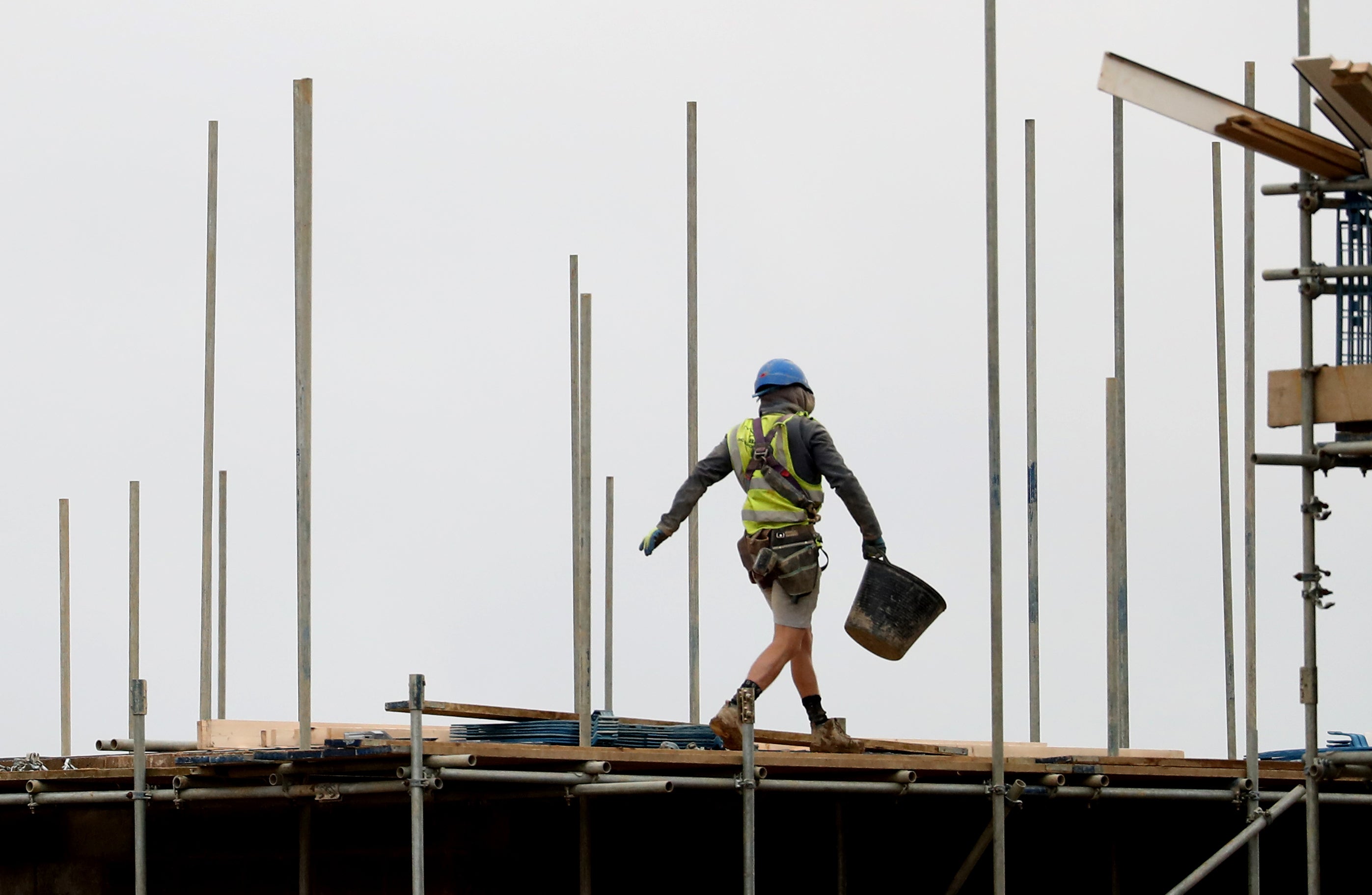 Construction is improving, with cost inflation easing, a new survey has found. (Gareth Fuller / PA)
