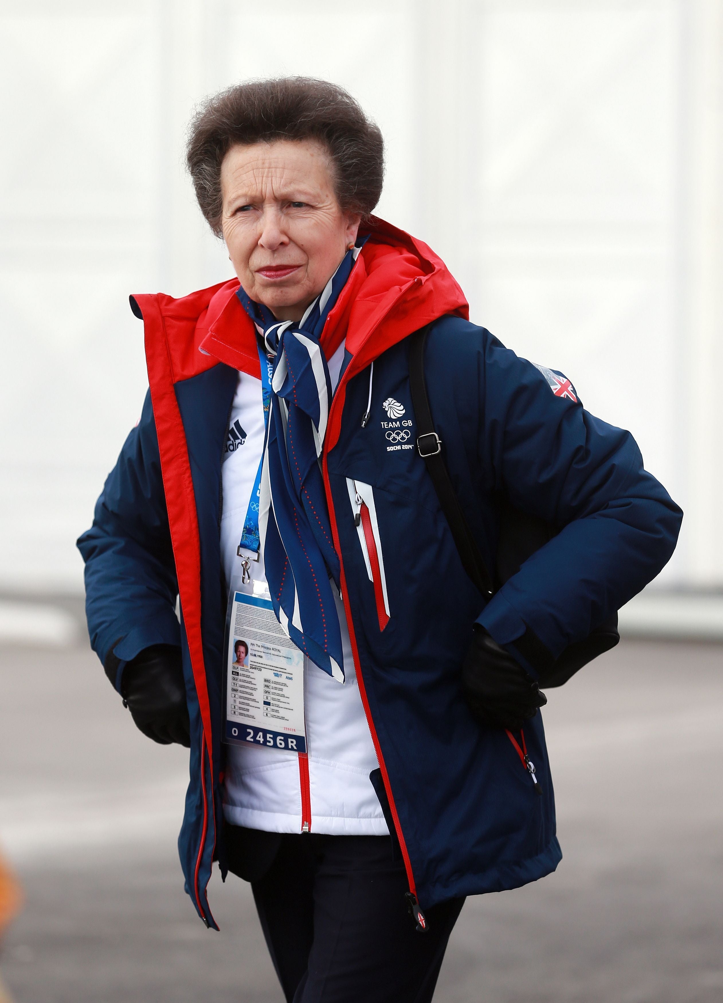 The Princess Royal during the Team GB welcome ceremony at the 2014 Sochi Winter Olympics (David Davies/PA)