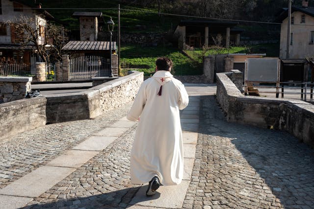 <p>Disgraced priest Luca Morini pretended to be a judge when approaching male sex workers</p>