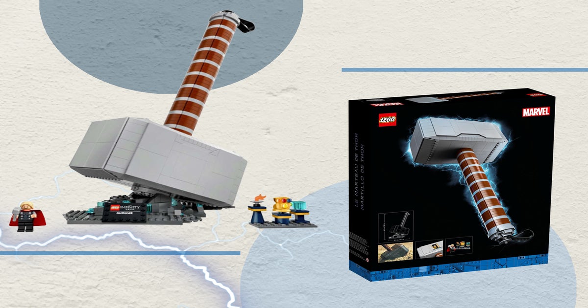 Lego's new 979-piece Thor hammer set allows Marvel fans to have