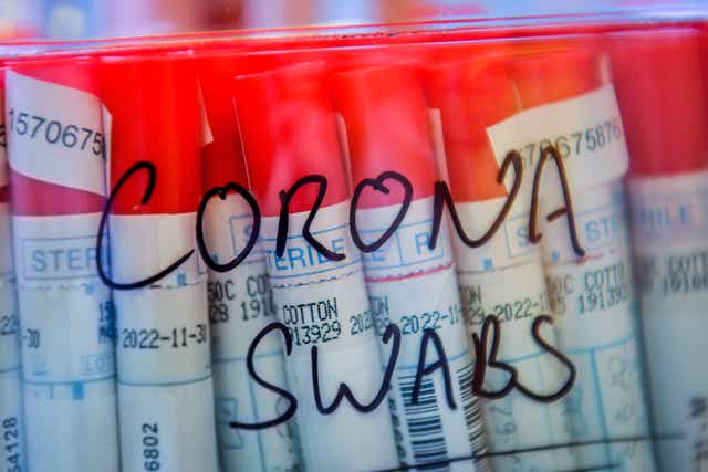 NHS Highland said a number of Covid cases had been found within the hospital (PA)