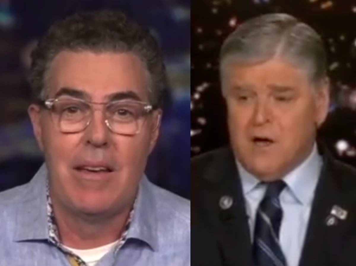 ‘Misogynist’ Adam Carolla, 57, criticised for asking Sean Hannity, 60: ‘If AOC was fat and in her sixties, would anyone listen?’ ‘Misogynist’ Adam Carolla, 57, criticised for asking Sean Hannity, 60: ‘If AOC was fat and in her sixties, would anyone listen?’