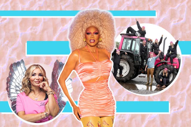 <p>Three at last: ‘Angels of the North’, ‘RuPaul’s Drag Race UK Versus the World’ and ‘The Fast and the Farmerish’ are among the series premiering on the channel following its return to the airwaves</p>