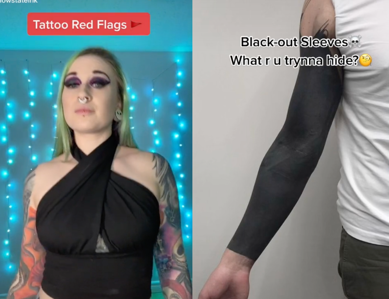 Woman sparks debate after revealing biggest tattoo red flags The Independent photo picture