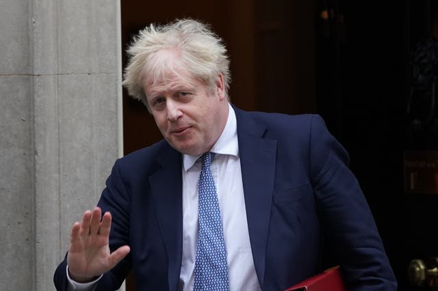 Boris Johnson sought to rally Downing Street staff with a line from The Lion King (Kirsty O’Connor/PA)