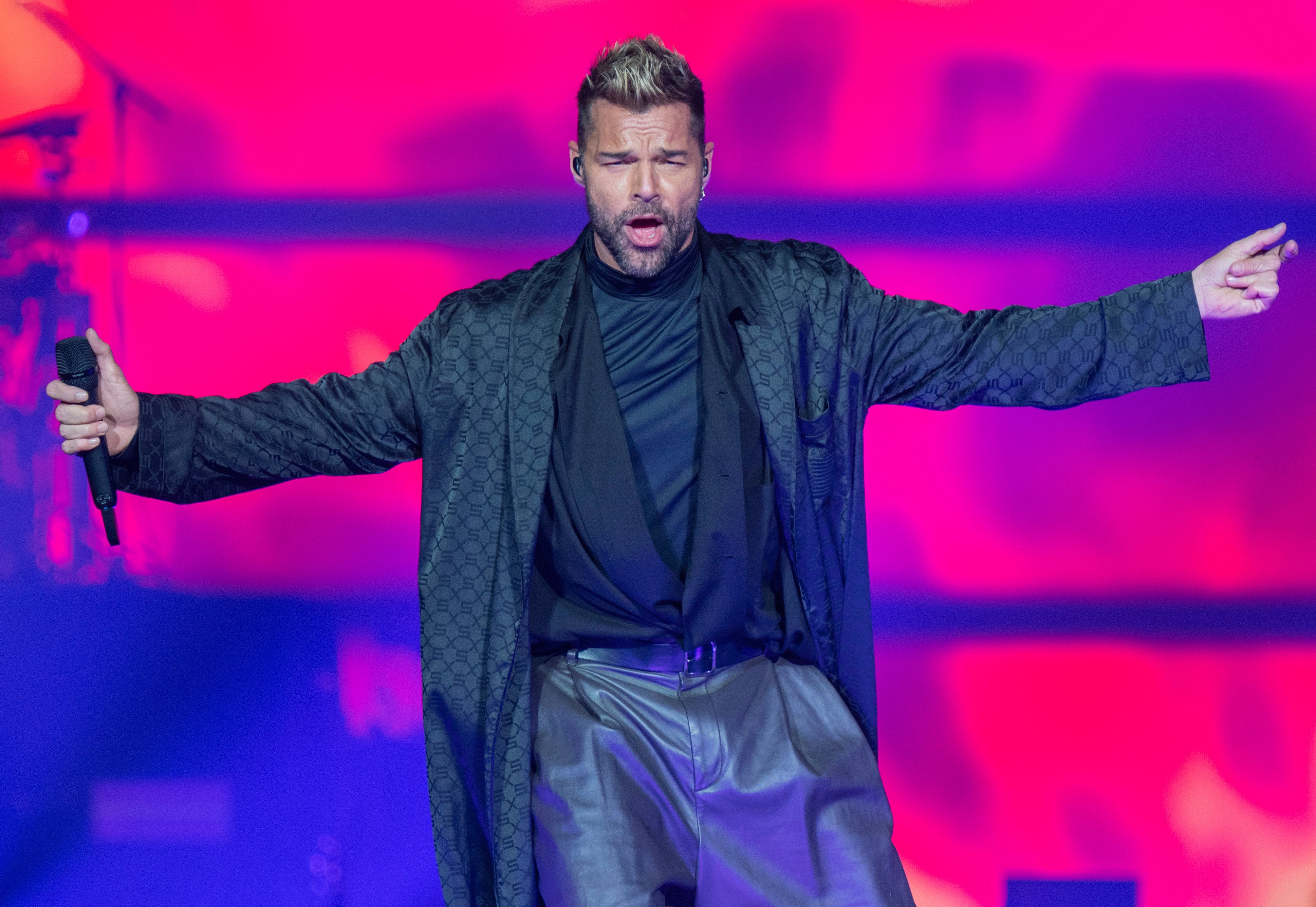 Ricky Martin in concert in 2021