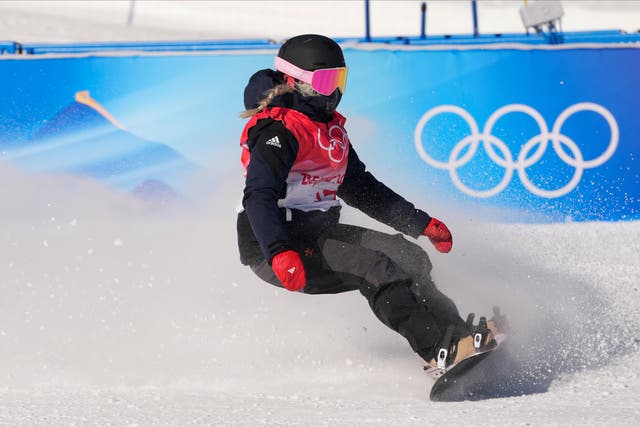 Katie Ormerod failed to reach the final of the women’s snowboard slopestyle (Francisco Seco/AP)
