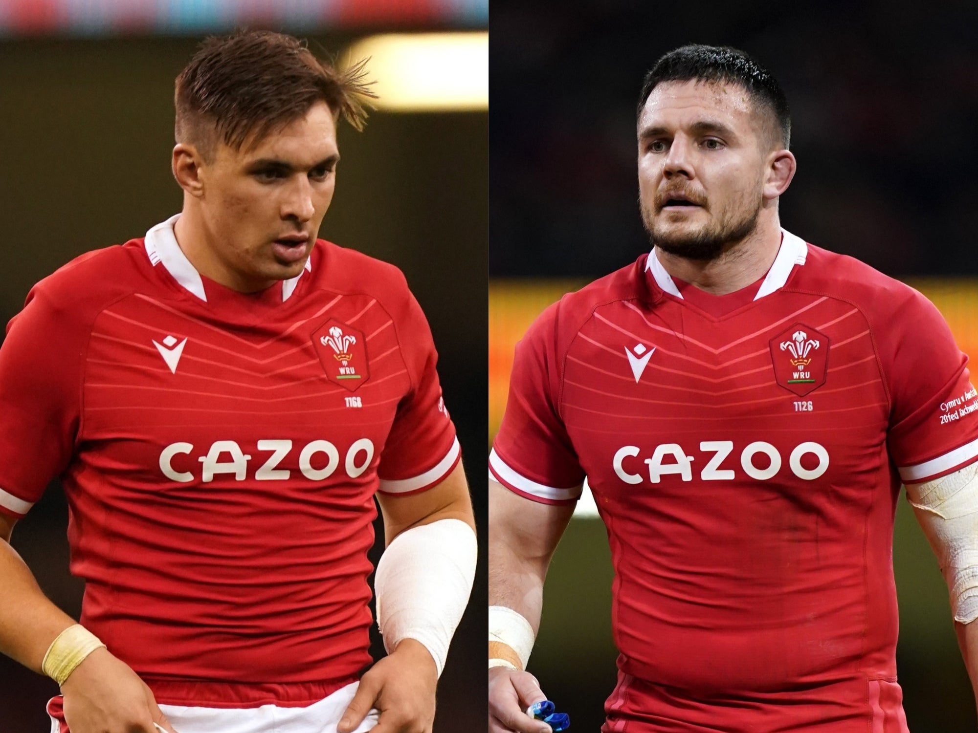 Taine Basham (left) has been tipped by Ellis Jenkins to star in the Six Nations (David Davies/PA)