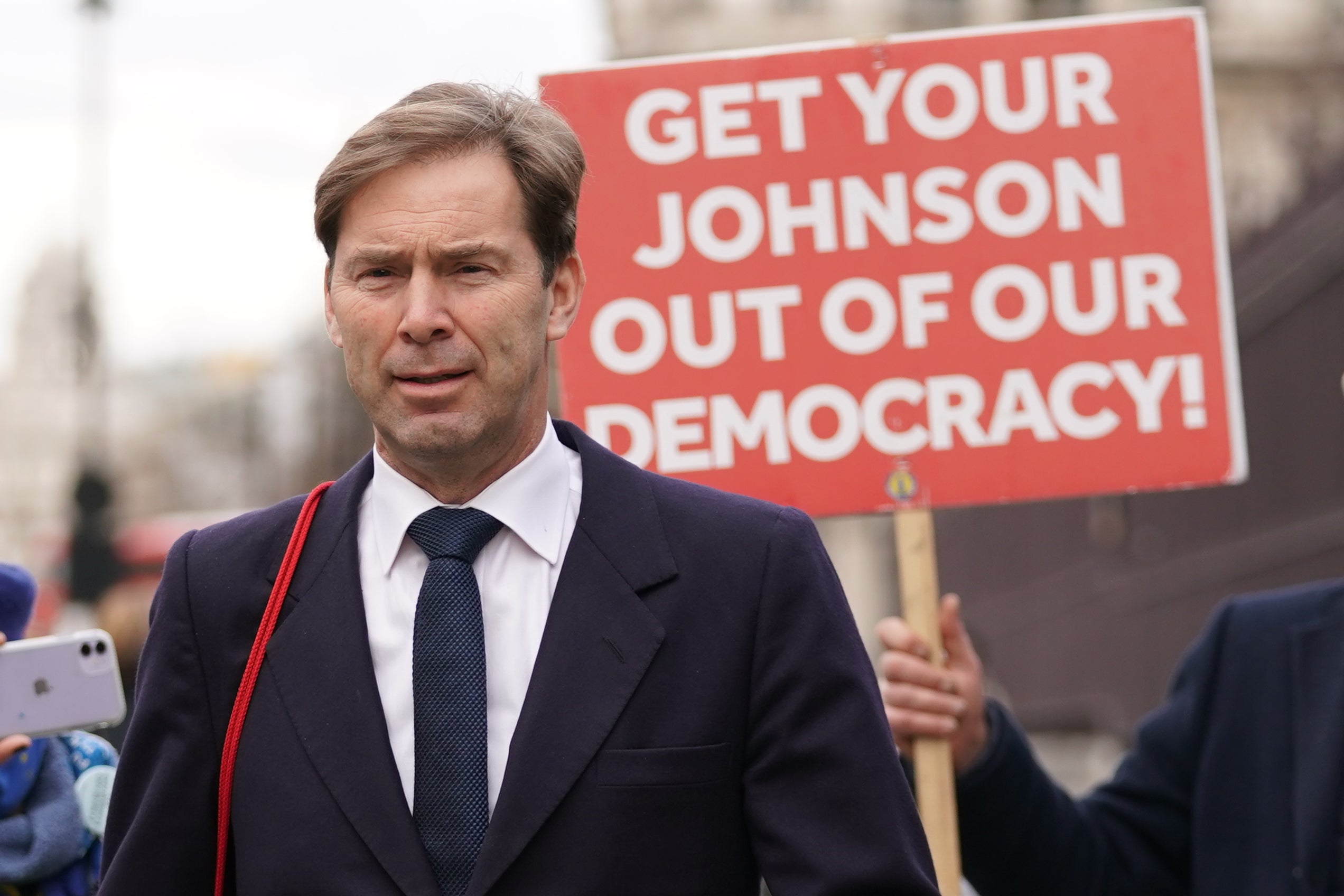 Former minister Tobias Ellwood has been vocal of waning support for Boris Johnson