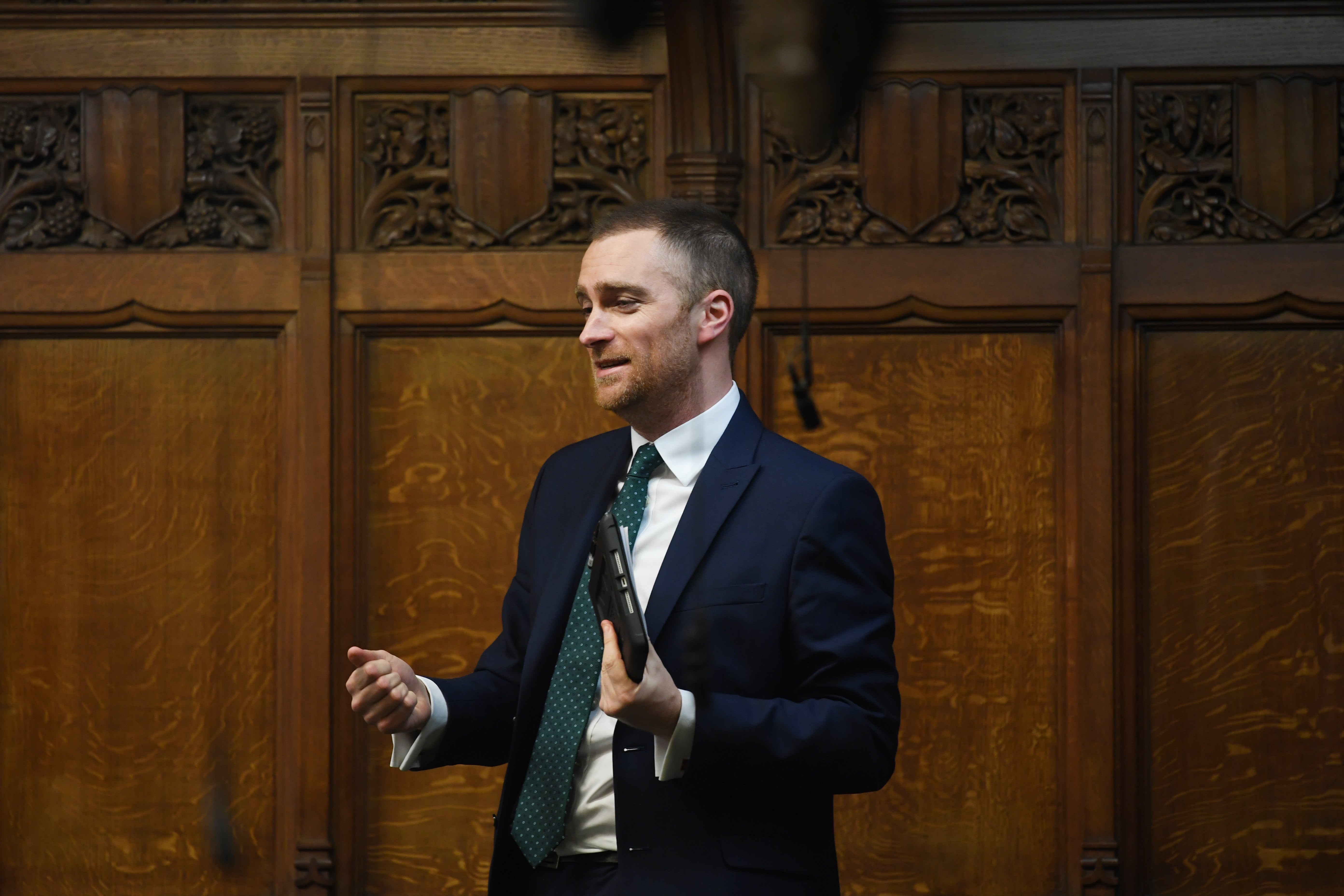 Conservative MP Matt Vickers speaking in the House of Commons (Jessica Taylor/PA)