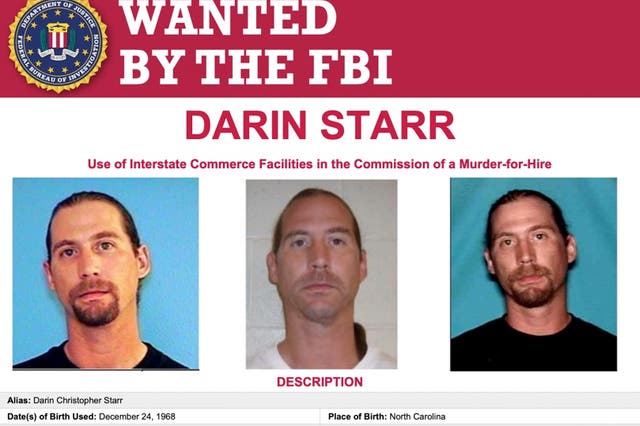 <p>FBI is seeking Darin Starr for the 2017 murder of his sister-in-law Sara Starr</p>