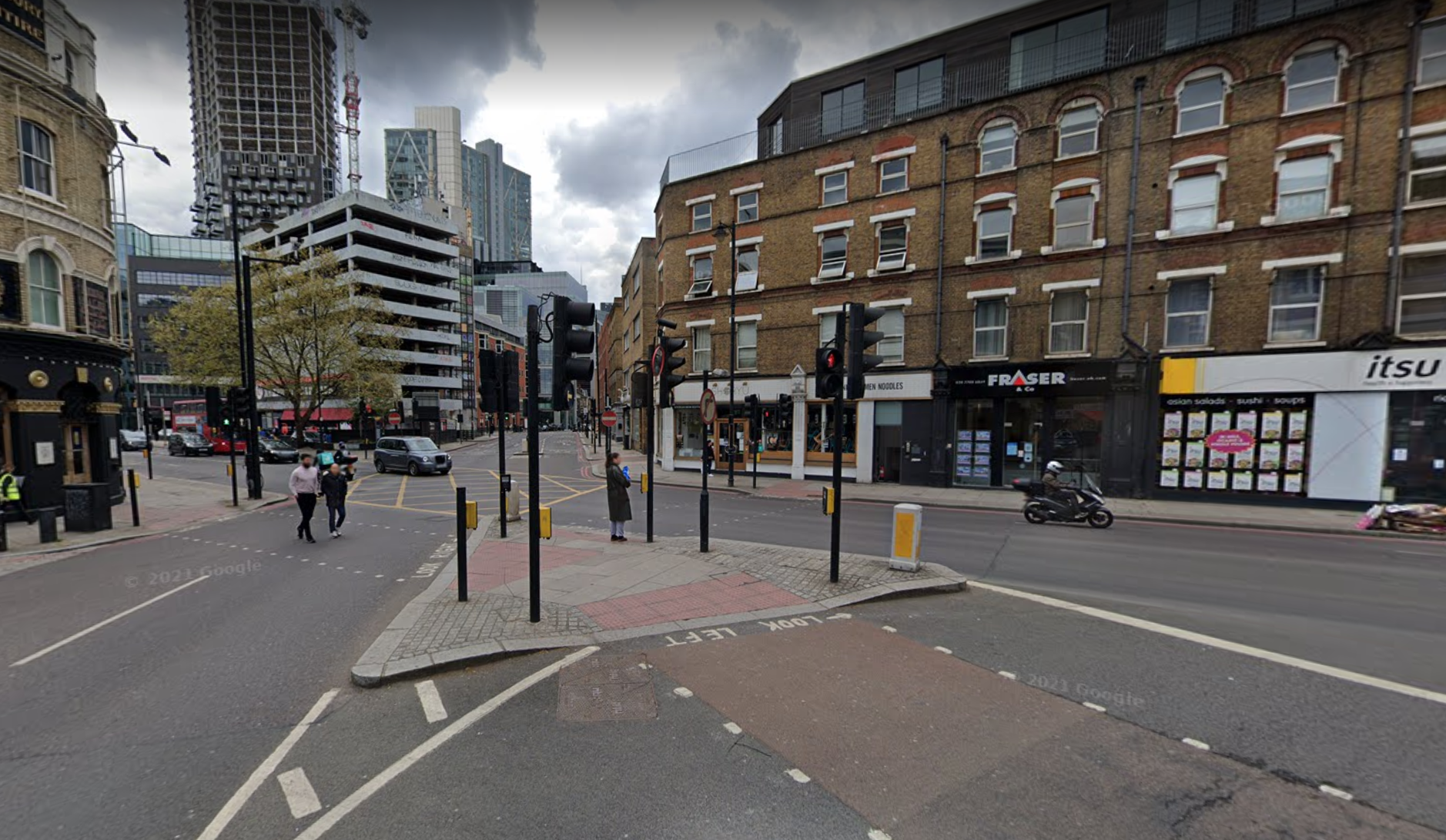 Great Eastern Street in Shoreditch, London