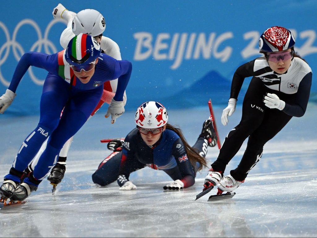 Winter Olympics: Luckless Britons suffer short track speed skating heartbreak