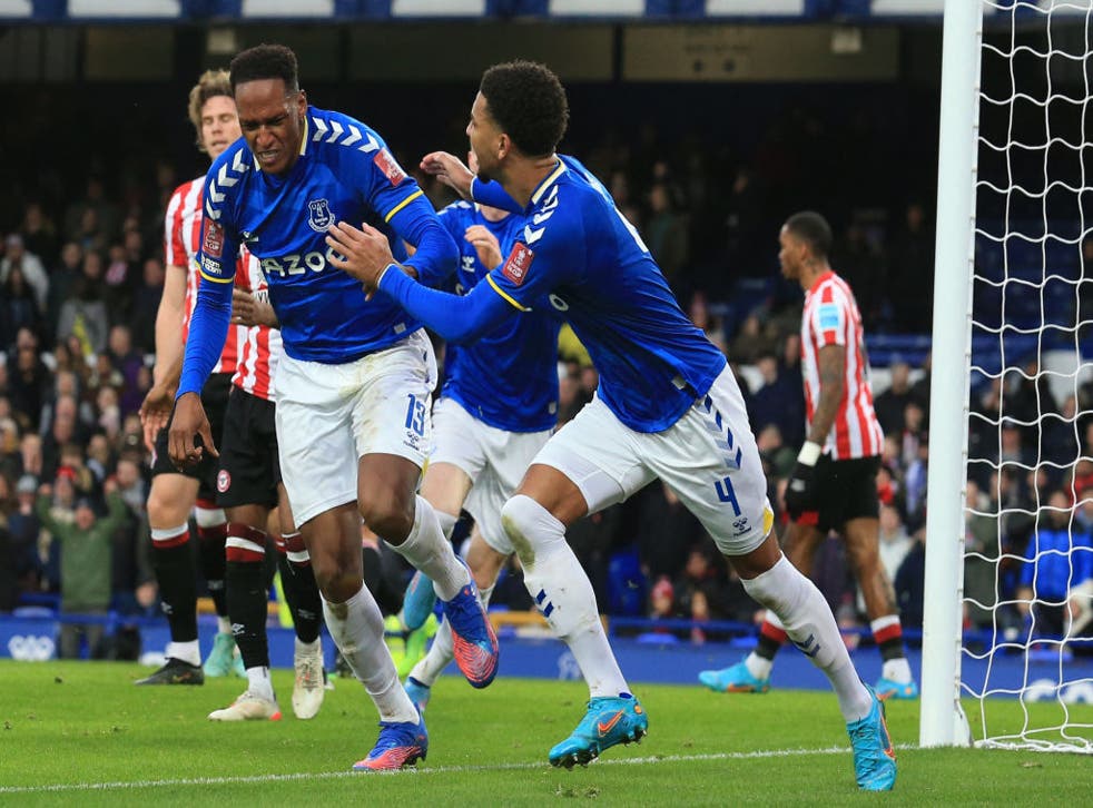 <p>Yerry Mina opened the scoring for Everton against Brentford. </p>
