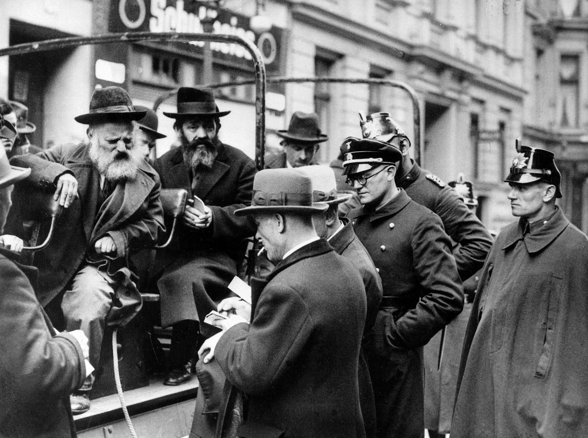 Мировой еврейский. Аресты евреев в Германии 1933.