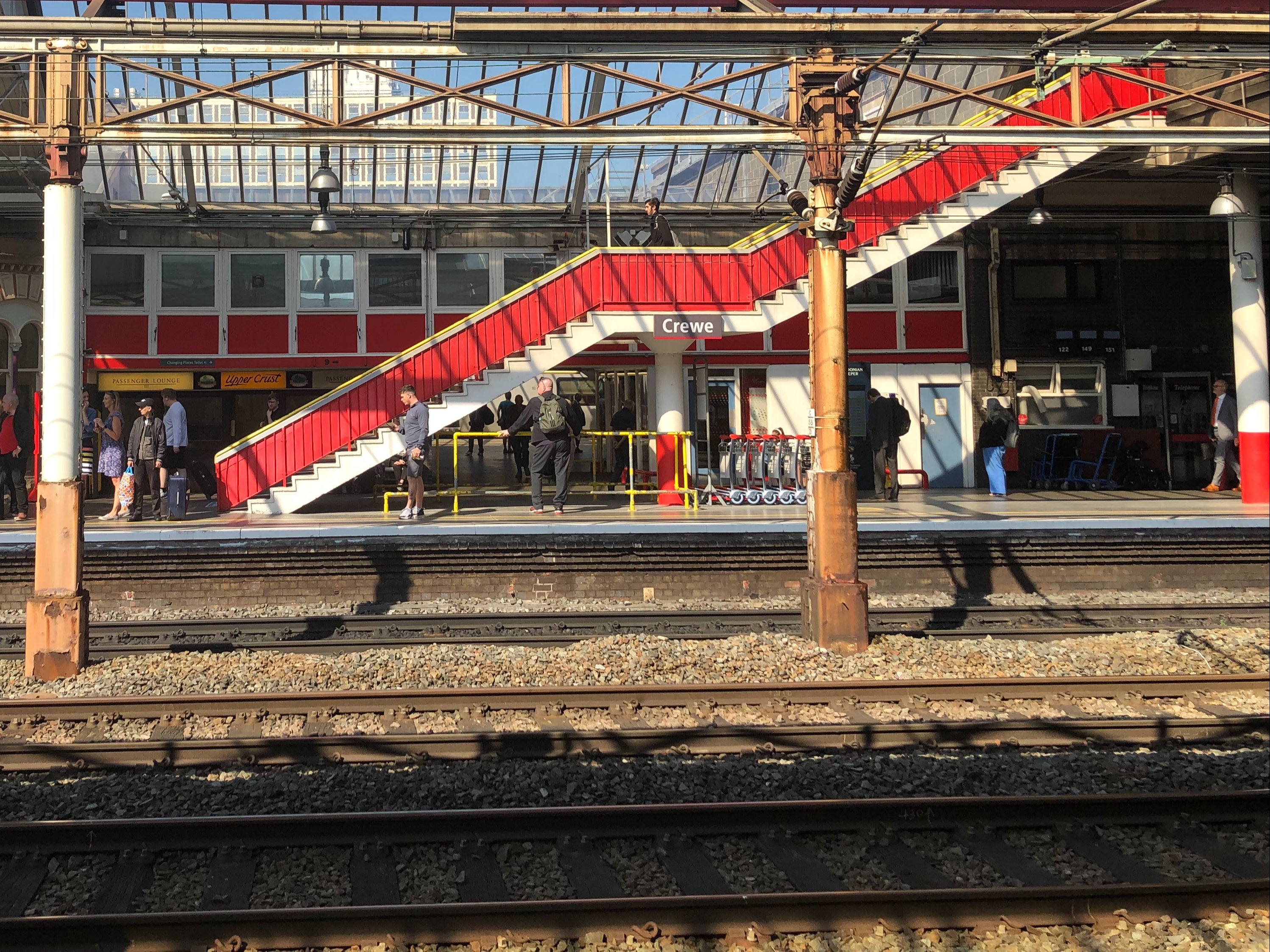 Well connected: Crewe station in Cheshire