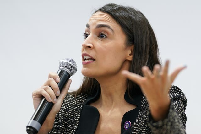 <p>File image: Alexandra Ocasio-Cortez took to her Instagram to talk about the first public hearing of the 6 January riots </p>