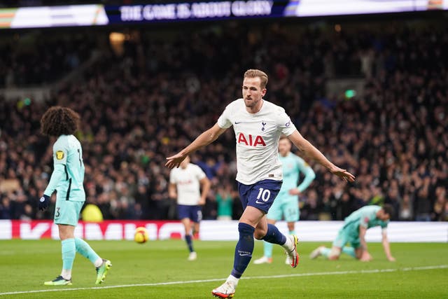 Harry Kane scored twice as Tottenham eased into the FA Cup fourth round (Adam Davy/PA)