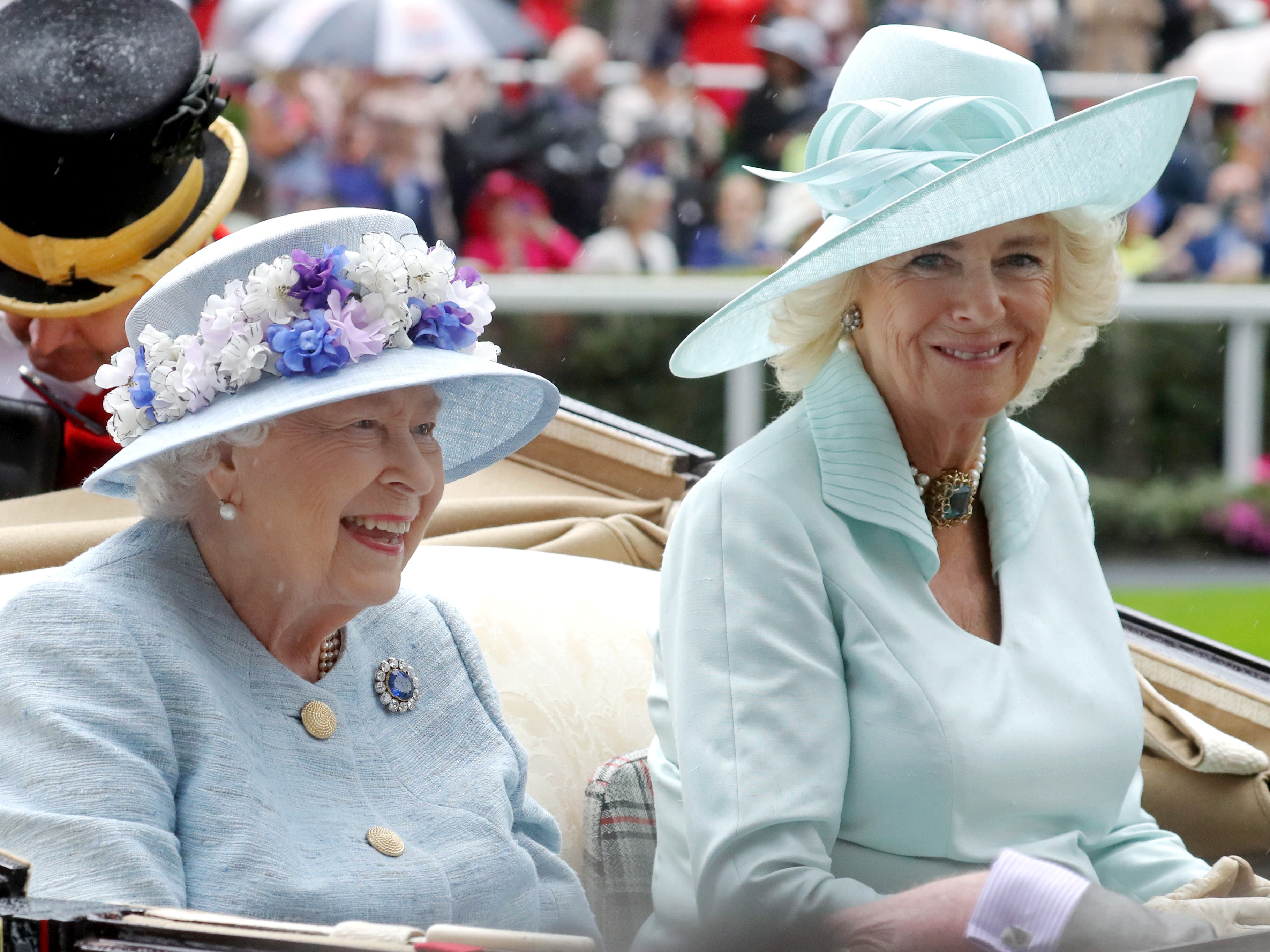 Queen Elizabeth II and Camilla, Duchess of Cornwall