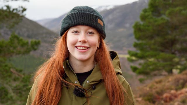 Kirsty Muir, 17, has won the Scottish Youth Award for Excellence in Mountain Culture (Dave MacLeod/PA)