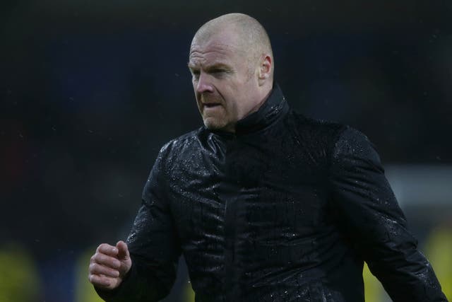 Sean Dyche sounded an upbeat note after his Burnley side were held by fellow strugglers Watford (Ian Hodgson/PA)