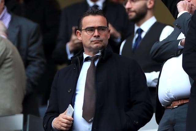 Marc Overmars has left his role as Ajax’s director of football affairs (Mike Egerton/PA)