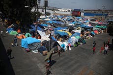 Mexican authorities evict Tijuana migrant camp near border